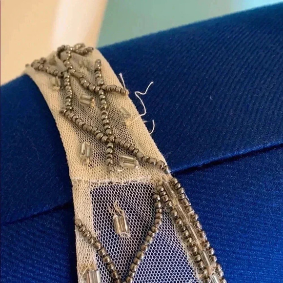 Lotus Threads Silver Beaded Dress, new with tags, size 12 - Picture 5 of 15